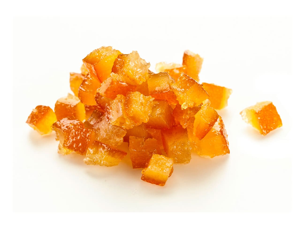 Candied orange cubetti